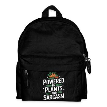 Vegetarian Vegan Veggie Vegetarian - Kids' Backpack - black - Front