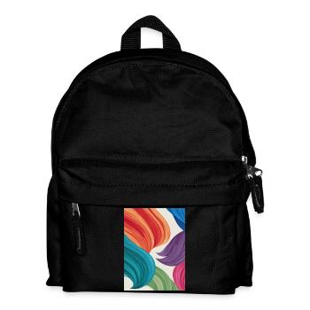 Couleurs légères comme une plume - Sac à dos Enfant - noir - Devant