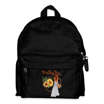 SunFlower Wedding Day - Kids' Backpack - black - Front
