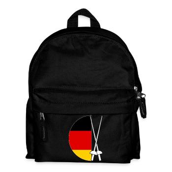 Fencing Germany Flag Fencing - Kids' Backpack - black - Front