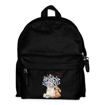 Joyeuses Pâques - Saule aux œufs de Pâques - Sac à dos Enfant - noir - Devant