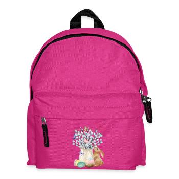 Joyeuses Pâques - Saule aux œufs de Pâques - Sac à dos Enfant - fuchsia - Devant
