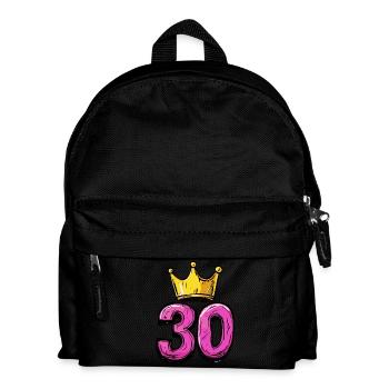 Couronne de maillot à 30 chiffres - Sac à dos Enfant - noir - Devant