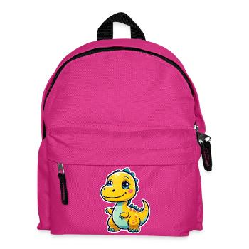Dino - Kids' Backpack - fuchsia - Front