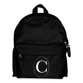 Lettre C - Sac à dos Enfant - noir - Devant