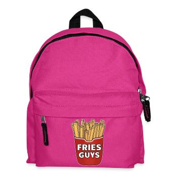 FRIES GUYS - Kids' Backpack - fuchsia - Front