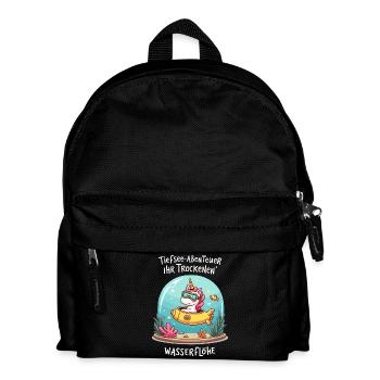 Unicorn Aquarium - Kids' Backpack - black - Front
