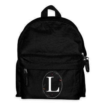 Lettre L - Sac à dos Enfant - noir - Devant