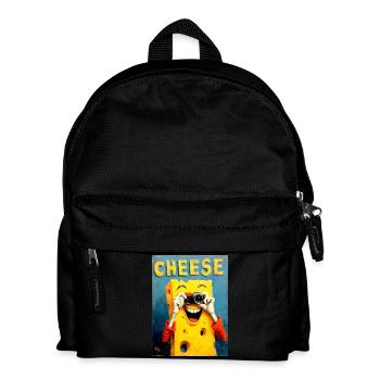 "Cheese" by van Gogh - Kinder Rucksack - Schwarz - Vorne