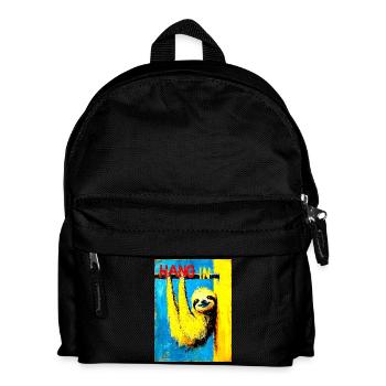 "Hang in there" by van Gogh - Kinder Rucksack - Schwarz - Vorne