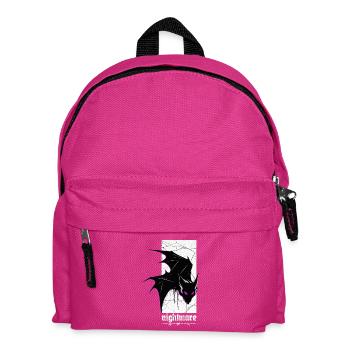 Nightmare Bat – Gothic Horror Vampire Creature Art - Kids' Backpack - fuchsia - Front