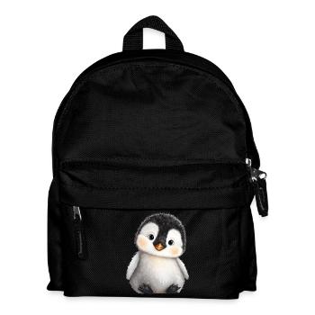 Cute Baby Penguin - Kids' Backpack - black - Front