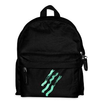 Abstrakte Linien - Minimalismus - Kinder Rucksack - Schwarz - Vorne