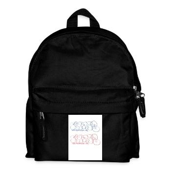 Paris Bubble Paris Throw-up Paris Graffiti - Kids' Backpack - black - Front