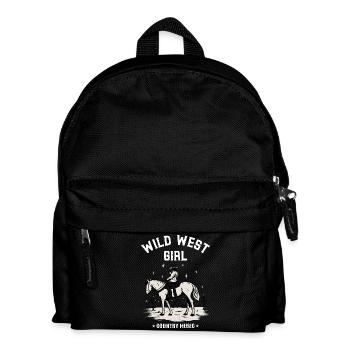 WILD WEST GIRL COUNTRY MUSIC - Kids' Backpack - black - Front