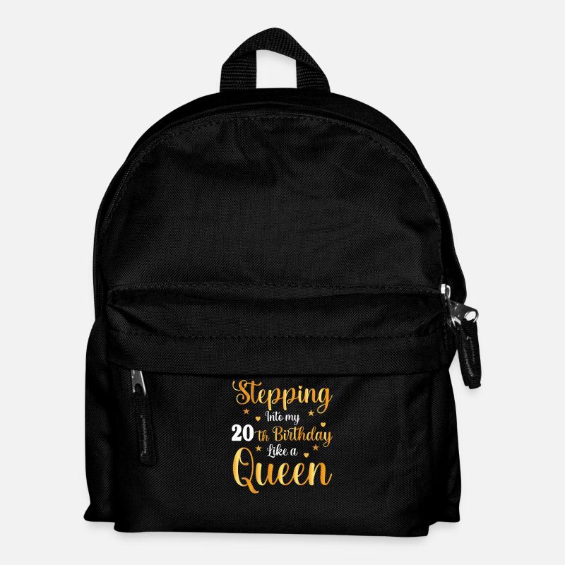 Step into the queen's age 20 - Kids' Backpack - black