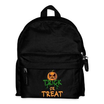 Halloween Trick or Treat Citrouille Dire Horreur - Sac à dos Enfant - noir - Devant