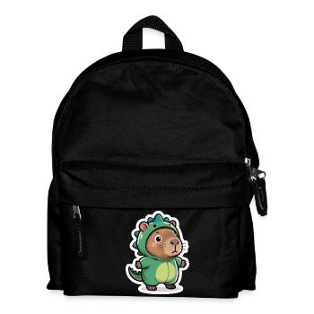 Dinosaure Dino Capybara - Sac à dos Enfant - noir - Devant