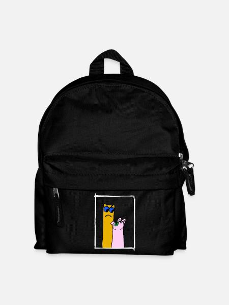 Pig vs French Frieze - Kids' Backpack - black