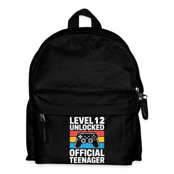 Level 12 Unlocked Official Teenager - Kids' Backpack - black - Front