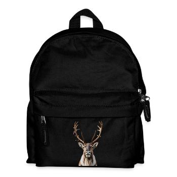 Deer Rudolph Merry Christmas sweet - Kids' Backpack - black - Front