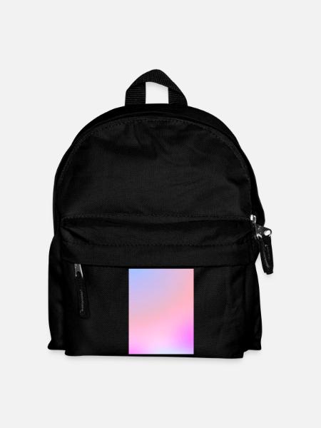 Traumhafter Zuckerwatte-Pastell-Farbverlauf - Kinder Rucksack - Schwarz