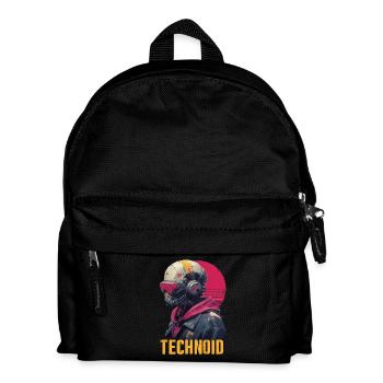 Casque Néon Technoïde - Sac à dos Enfant - noir - Devant