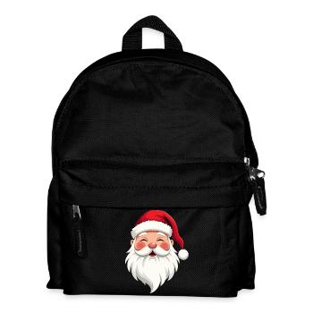 Weihnachtsmann-Cheer-Illustration - Kinder Rucksack - Schwarz - Vorne