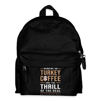Black Friday Kaufrausch - Kinder Rucksack - Schwarz - Vorne
