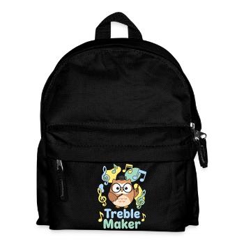 Treble Maker Musician Music Teacher Pun - Kids' Backpack - black - Front