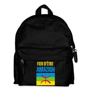 stolz, Amazigh zu sein - Kinder Rucksack - Schwarz - Vorne