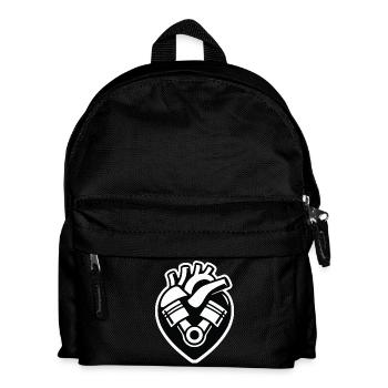Benzin im Blut - Kinder Rucksack - Schwarz - Vorne