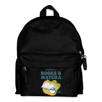 Books And Matcha Kyoto Cafe Corner Whisk Away - Kids' Backpack - black - Front