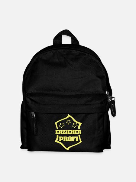 Arbeit Erzieher - Kinder Rucksack - Schwarz