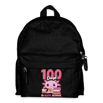 Cute Axolotl Kawaii Axolotl Lover - Kids' Backpack - black - Front