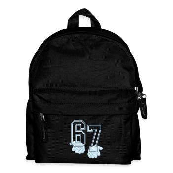Six Seven 67 Meme - Kids' Backpack - black - Front