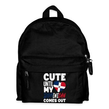 Drapeau de la République dominicaine Dom Rep Pride - Sac à dos Enfant - noir - Devant