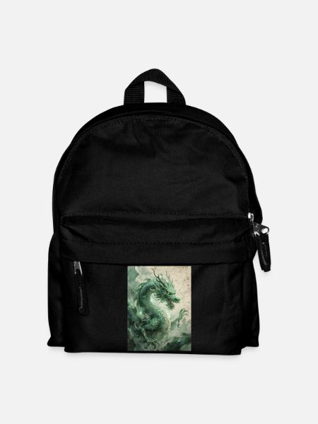 Der Herrscher des Ostens: Der Azurdrache (Qinglong) - Kinder Rucksack - Schwarz