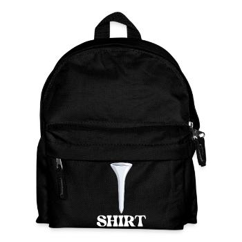 Golf Tee Wortspiel Lustiger Golfer Wortspiel Humor - Kinder Rucksack - Schwarz - Vorne