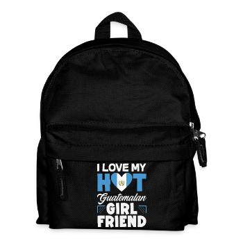 Guatemala Flag T-Shirt Pride & Home Chapín - Kids' Backpack - black - Front