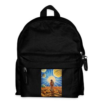 Astronaut on Mars - Kids' Backpack - black - Front