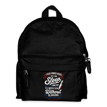 Citation drôle de films d’horreur d’entracte pour dormir - Sac à dos Enfant - noir - Devant