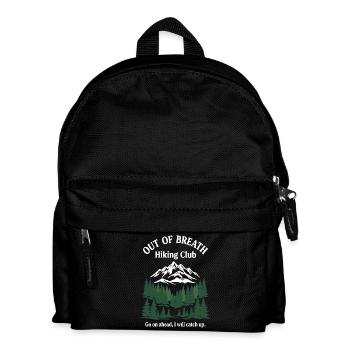 Out of Breath Hiking Club  - Kids' Backpack - black - Front