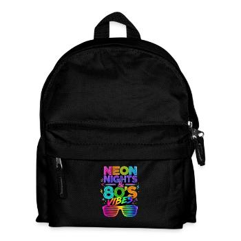 80's Nights 80s - Kids' Backpack - black - Front