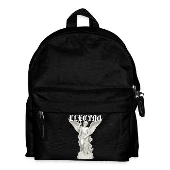 Elektro-Engel-Statue Gothic - Kinder Rucksack - Schwarz - Vorne