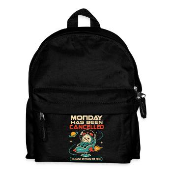 Monday was cancelled – Back to bed - Kids' Backpack - black - Front