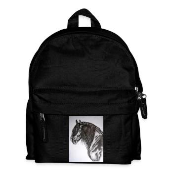 Friese Portrait - Kinder Rucksack - Schwarz - Vorne