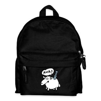 gestochen_schaf - Sac à dos Enfant - noir - Devant