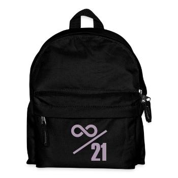 Bitcoin 21 Millionen Limit - Unendlich Wertvoll - Kinder Rucksack - Schwarz - Vorne