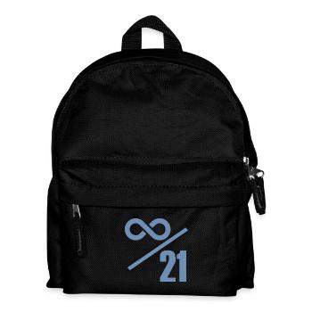 Bitcoin 21 Millionen Limit - Unendlich Wertvoll - Kinder Rucksack - Schwarz - Vorne